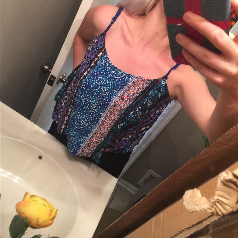 Spaghetti strap tank